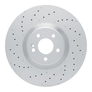 Mercedes-Benz E53 AMG Brake Rotor (1) - Front - R1 Concepts - Geospec Drilled - `22-`25